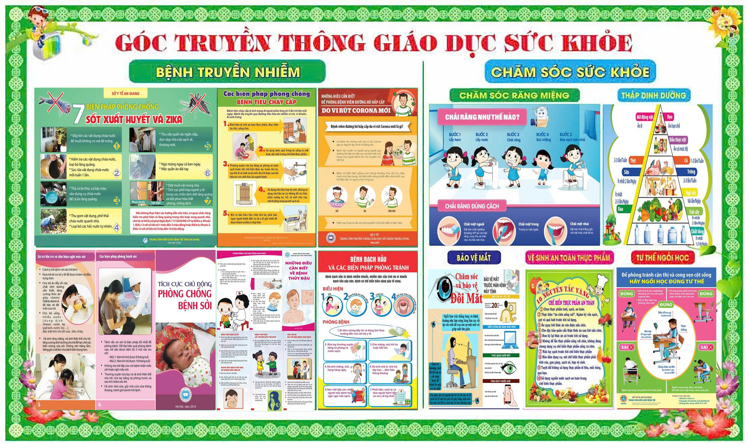 Góc truyền thông giáo dục sức khỏe