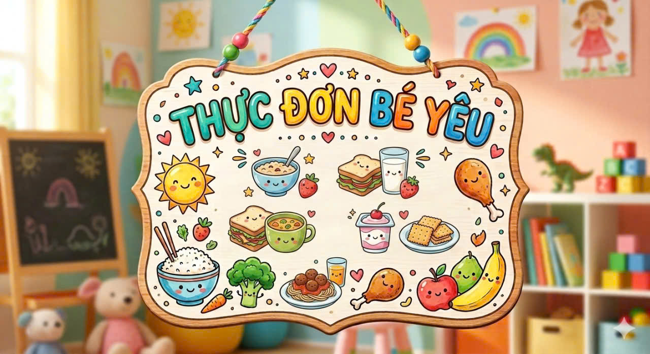 THỰC ĐƠN TUẦN 2 THÁNG 7/2026 (Từ ngày 06/7 đến ngày 11 tháng7 năm 2026)
